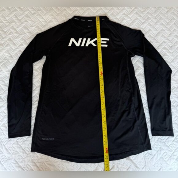 Nike DriFit Black Breathable Base Layer Long Sleeve Shirt Top Youth Boy XL - Picture 5 of 11